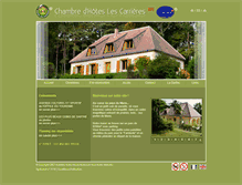 Tablet Screenshot of chambre-hotes-lescarrieres.com